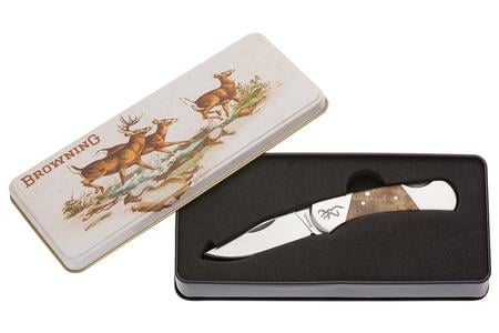 VINTAGE WHITETAIL KNIFE TIN