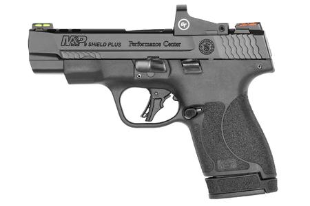 M&P9 SHIELD PLUS 9MM PERFORMANCE CENTER PORTED PISTOL WITH CRIMSON TRACE RED DOT