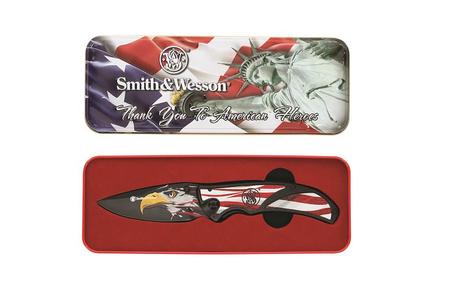 SMITH AND WESSON AMERICAS HEROES EAGLE TIN