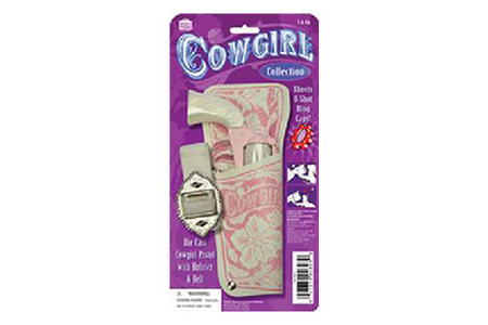 COWGIRL HOLSTER AND TOY GUN SET