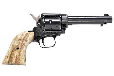 ROUGH RIDER 22CALREVOLVER WITH BLUED BARREL AND STAG GRIPS