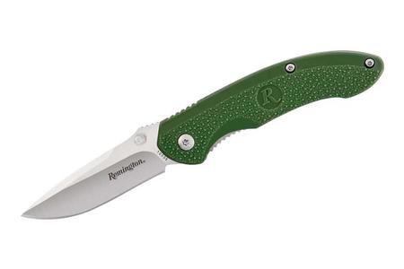 REMINGTON SPORTSMAN GREEN HANDLE FOLDING KNIFE