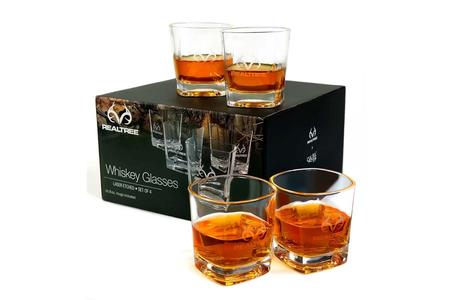REALTREE WHISKEY GLASS - SET OF 4
