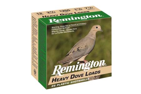12 GAUGE 2 3/4 IN. 1 1/8 OZ. 8 SHOT HEAVY DOVE LOADS 25/BOX