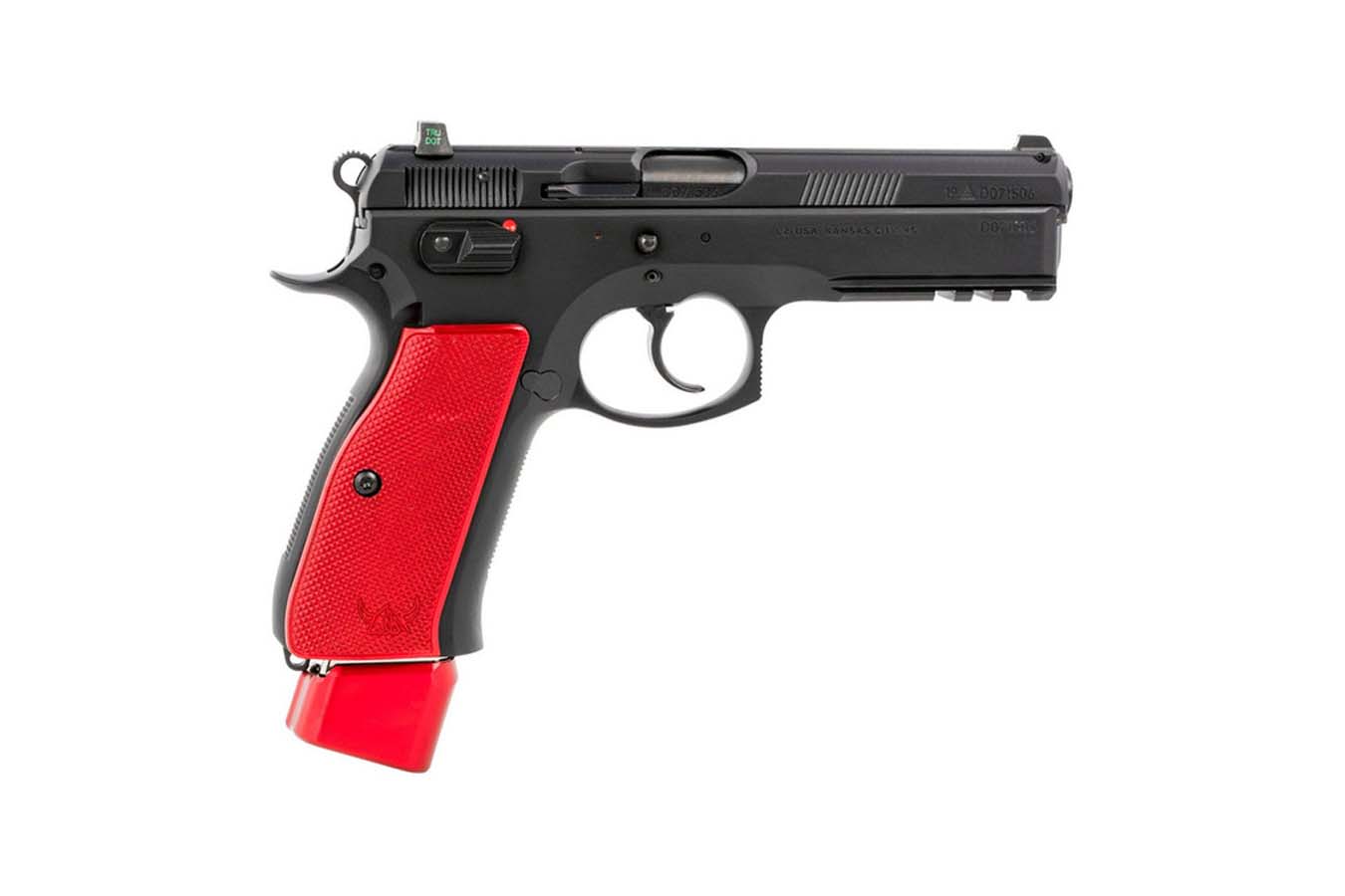 CZ 75 SP-01 Competition 9mm Pistol with Red Grips | Sportsman's Outdoor ...