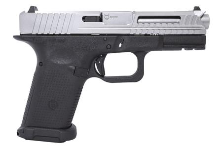 LONE WOLF LTD19 V2 9mm Compact Pistol with Black Frame and Silver Slide