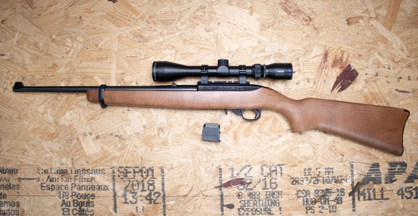 RUGER 10/22 22 LR Used Trade-In Rifle with Scope