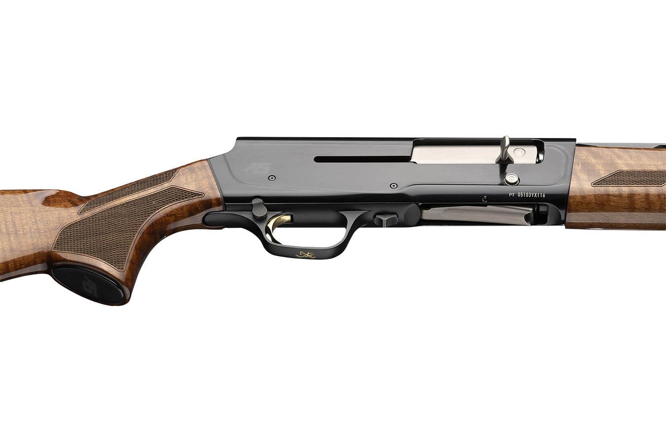BROWNING FIREARMS A5 Hunter 20 Gauge Semi-Auto Shotgun with Gloss Turkish Walnut Stock