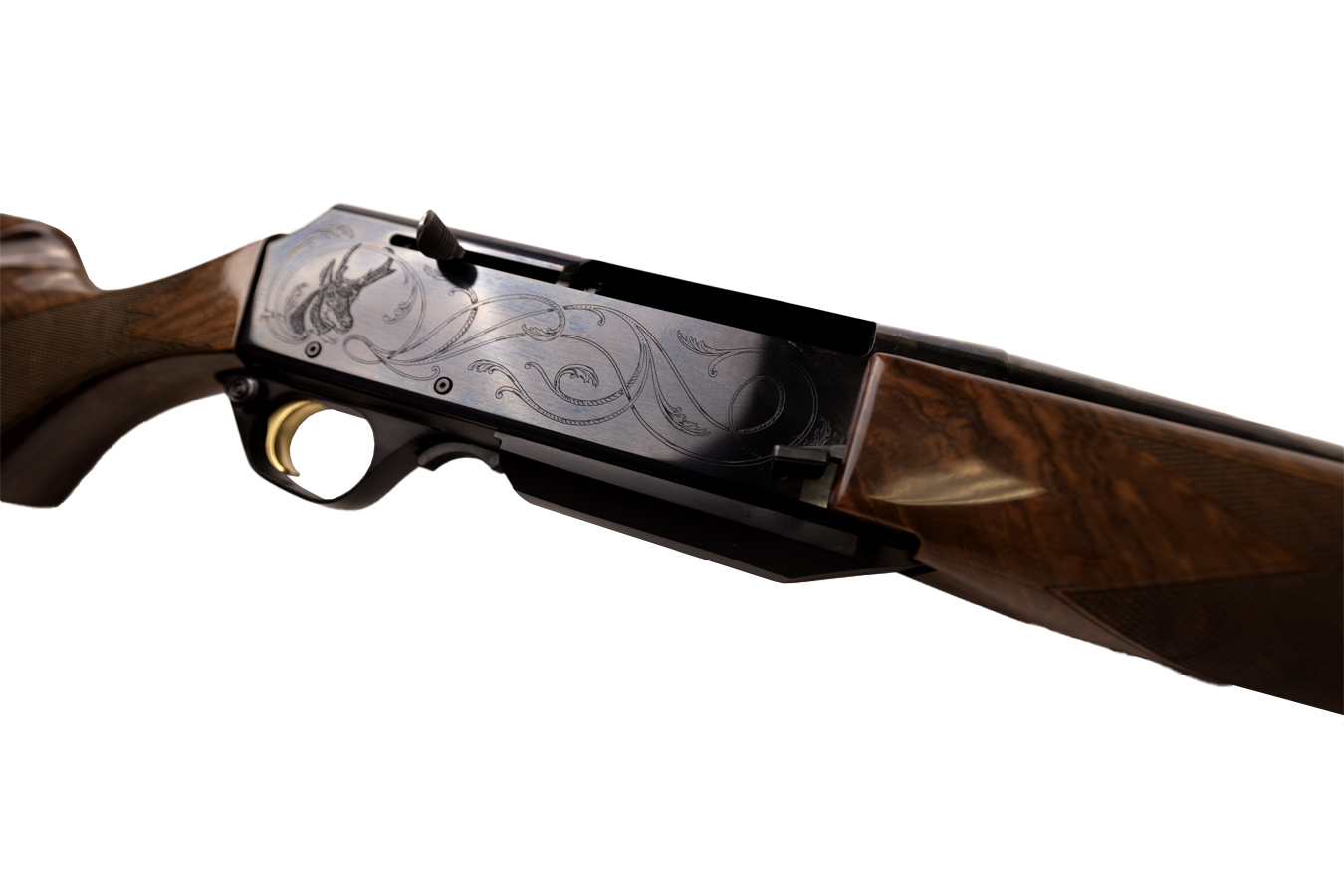 BROWNING FIREARMS BAR Safari Tribute Mid Grade 25-06 Remington Rifle with Antelope Laser Engraved Receiver