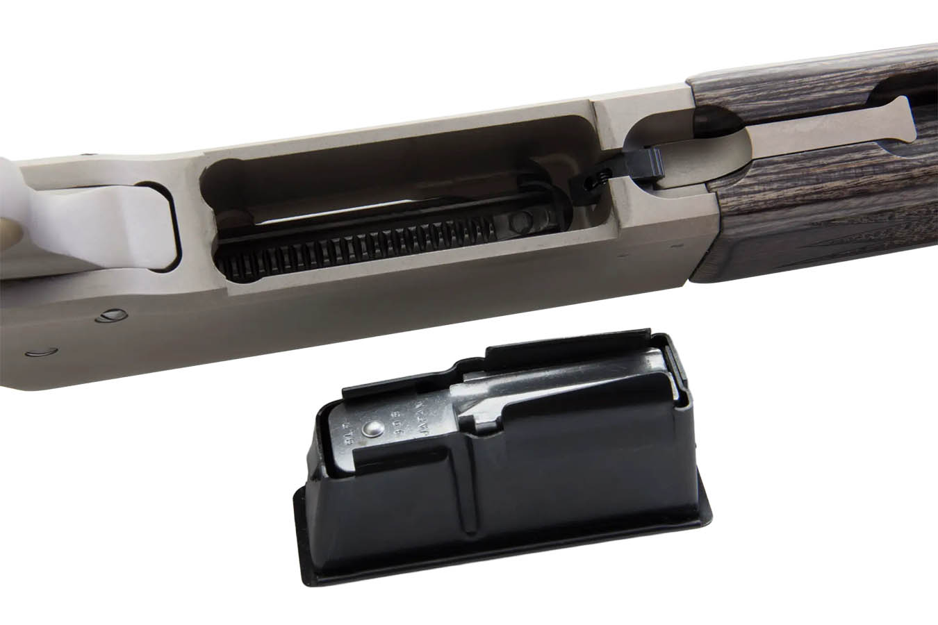 BROWNING FIREARMS BLR Lightweight 308 Win Lever-Action Rifle with Satin Nickel Finish