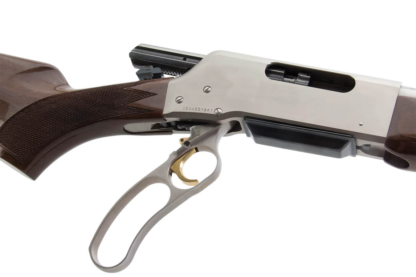BROWNING FIREARMS BLR Lightweight Stainless 30-06 Springfield Lever-Action Rifle with Satin Nickel Finish