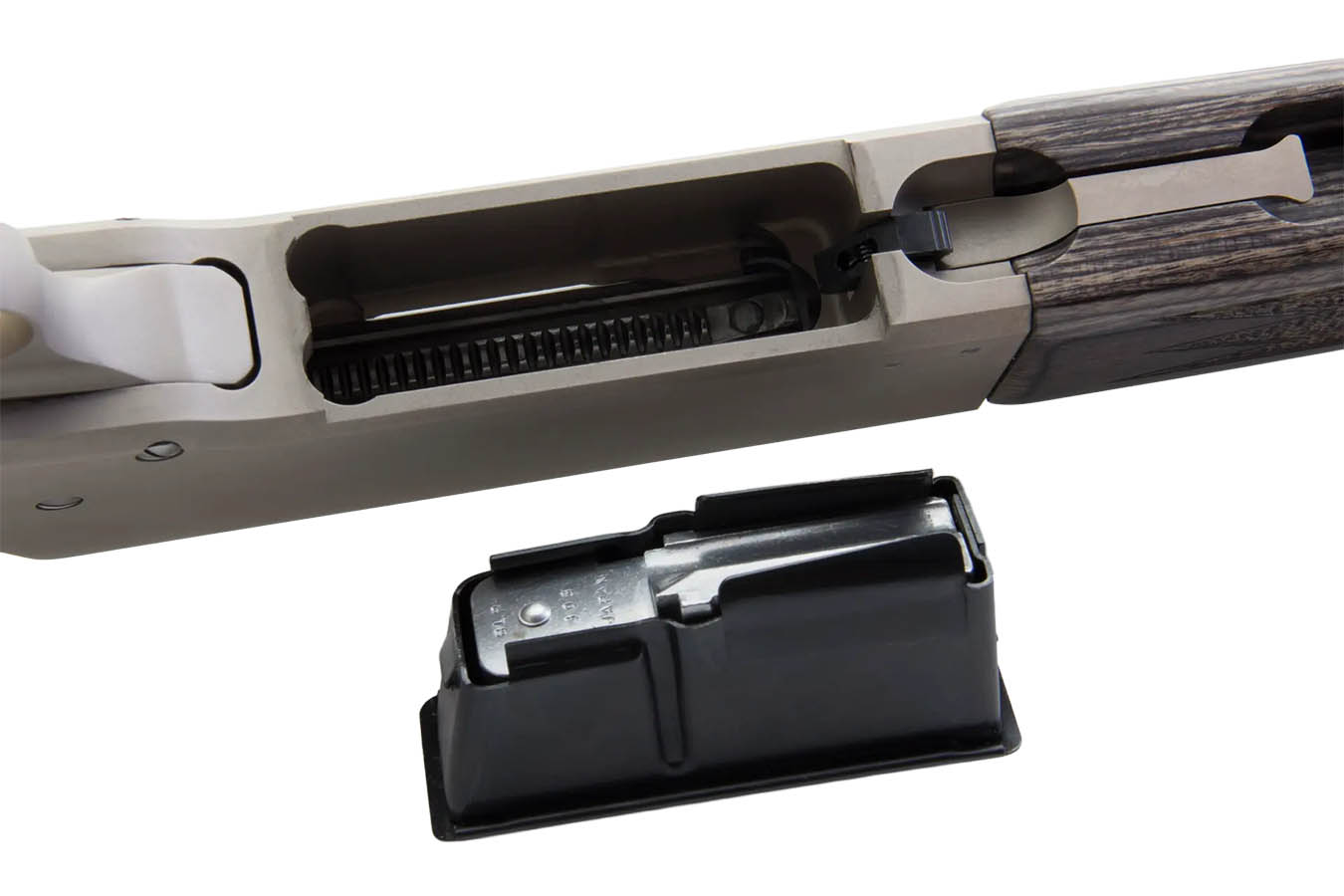 BROWNING FIREARMS BLR Lightweight Stainless 30-06 Springfield Lever-Action Rifle with Satin Nickel Finish