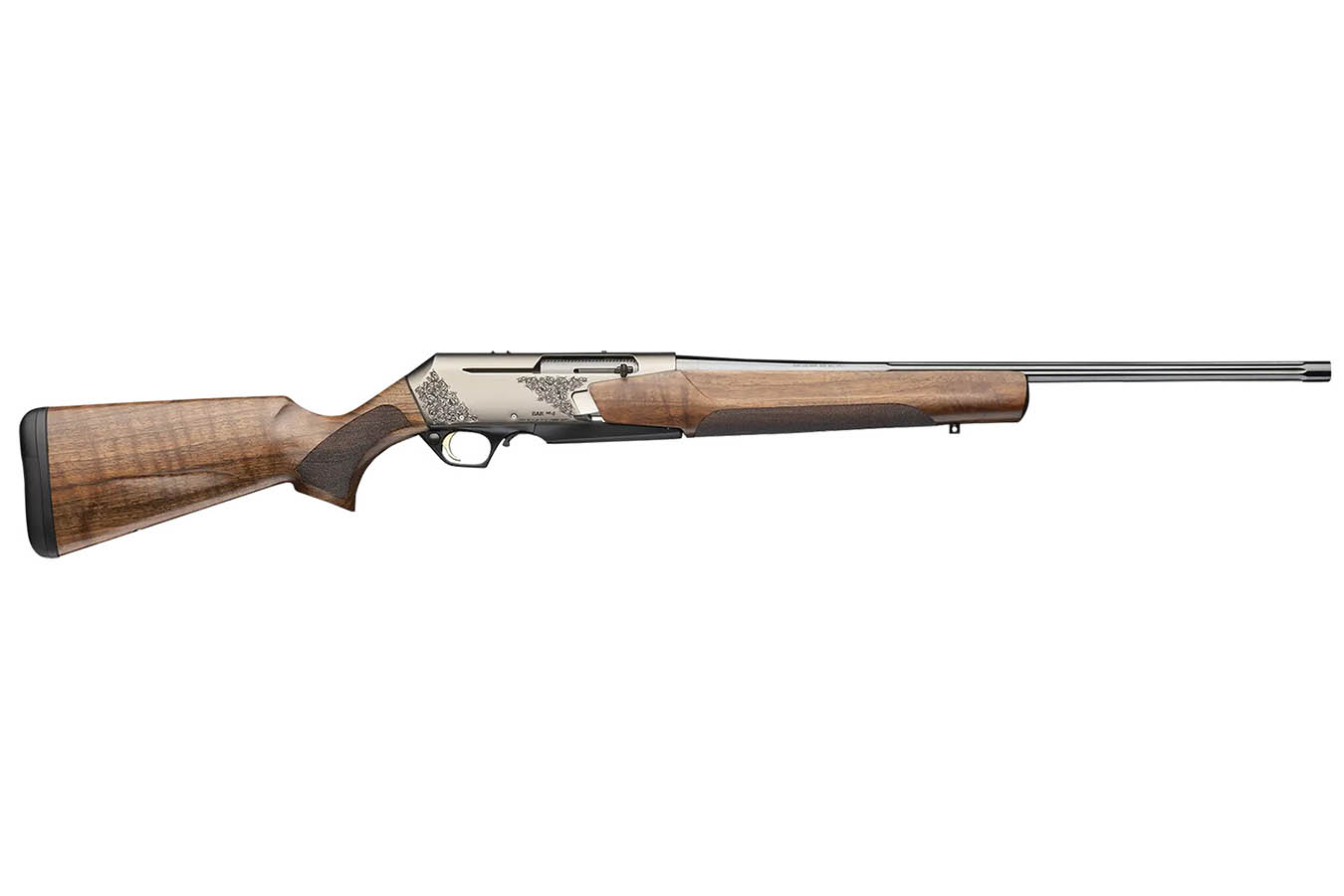 BROWNING FIREARMS BAR MK4 Medallion 308 Win Semi-Auto Rifle with Grade III Walnut Stock and Nickel Receiver