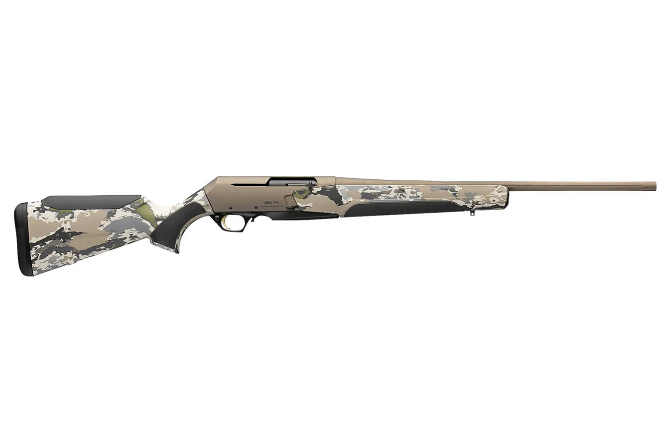 BROWNING FIREARMS BAR MK4 Speed 308 Win Semi-Auto Rifle with OVIX Camo Stock and Smoked Bronze Cerakote Finish