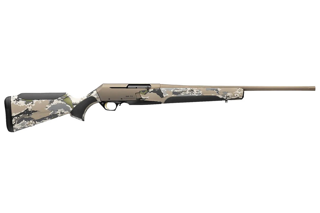 BROWNING FIREARMS BAR MK4 Speed 270 Win Semi-Auto Rifle with OVIX Camo Stock and Smoked Bronze Cerakote Finish