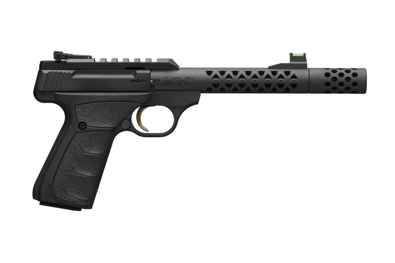 BROWNING FIREARMS Buck Mark Plus Vision Triad 22LR Semi-Auto Pistol w/Muzzle Brake