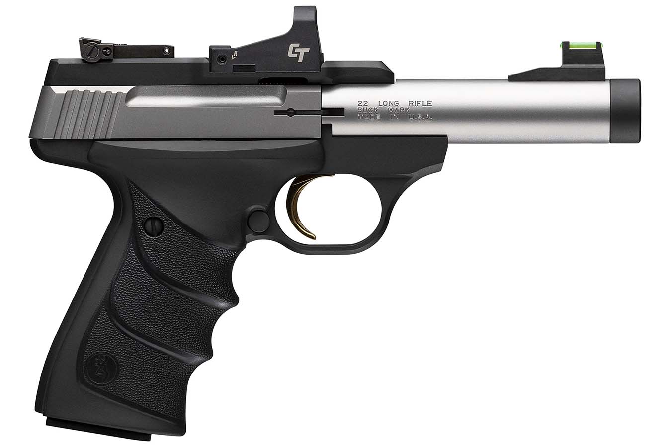 BROWNING FIREARMS Buck Mark Micro Bull SR 22LR Semi-Auto Pistol with Crimson Trace Red Dot