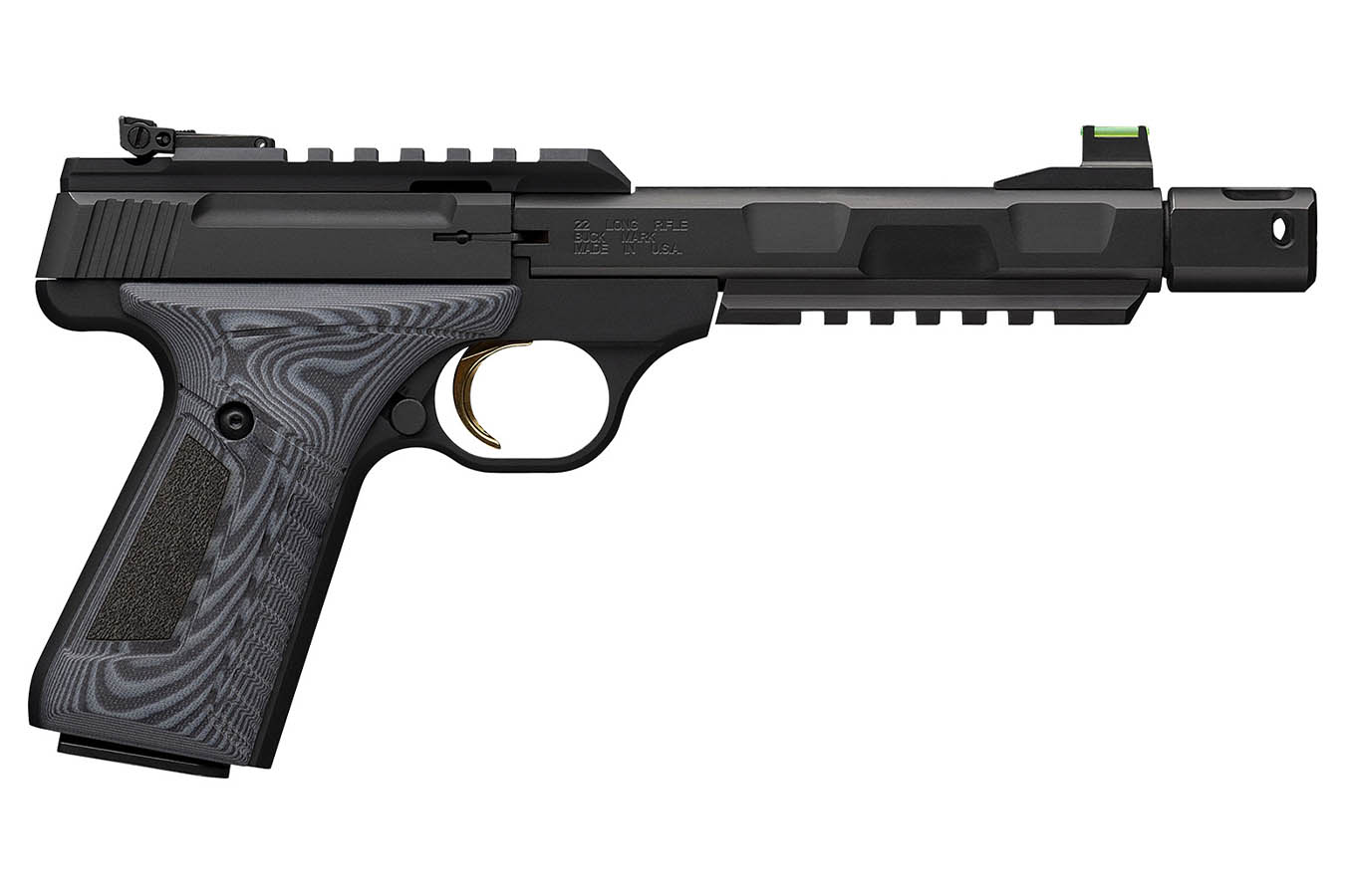 BROWNING FIREARMS Buck Mark Contour Pro 22LR Semi-Auto Pistol with 5.9 Inch Barrel and Compensator