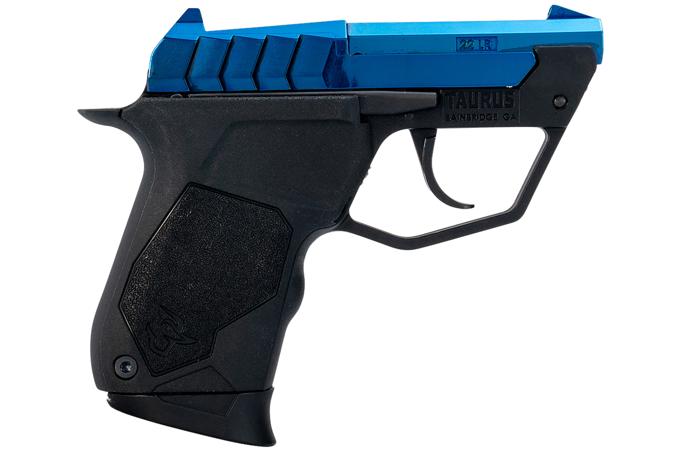 TAURUS 22TUC Micro-Compact 22LR Semi-Auto Pistol with Polished Blue PVD Slide