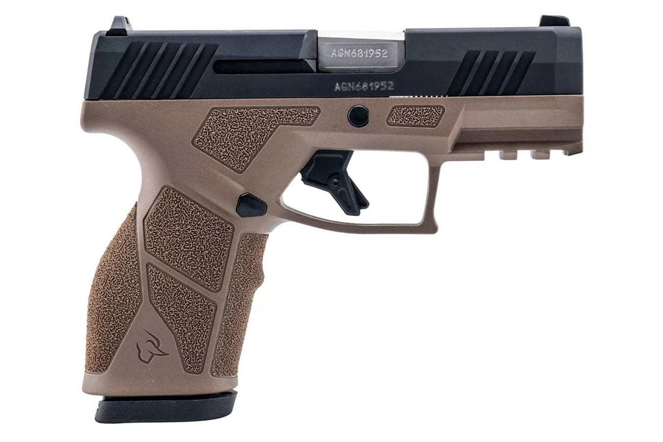 TAURUS GX2 9mm 13+1 Striker-Fired Pistol with Manual Safety Black Slide and Brown Frame