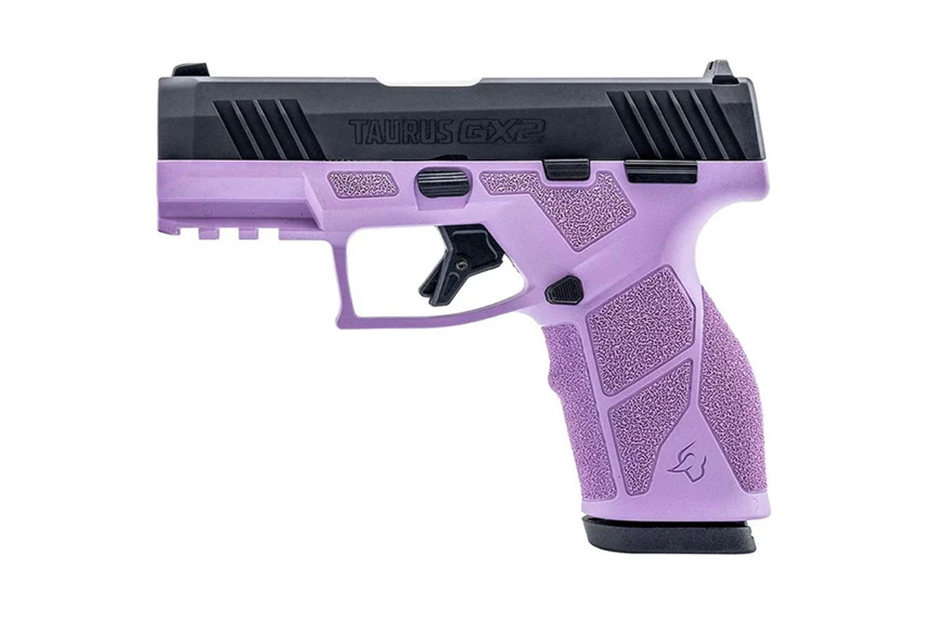 TAURUS GX2 9mm Pistol with Black Slide and Light Purple Frame