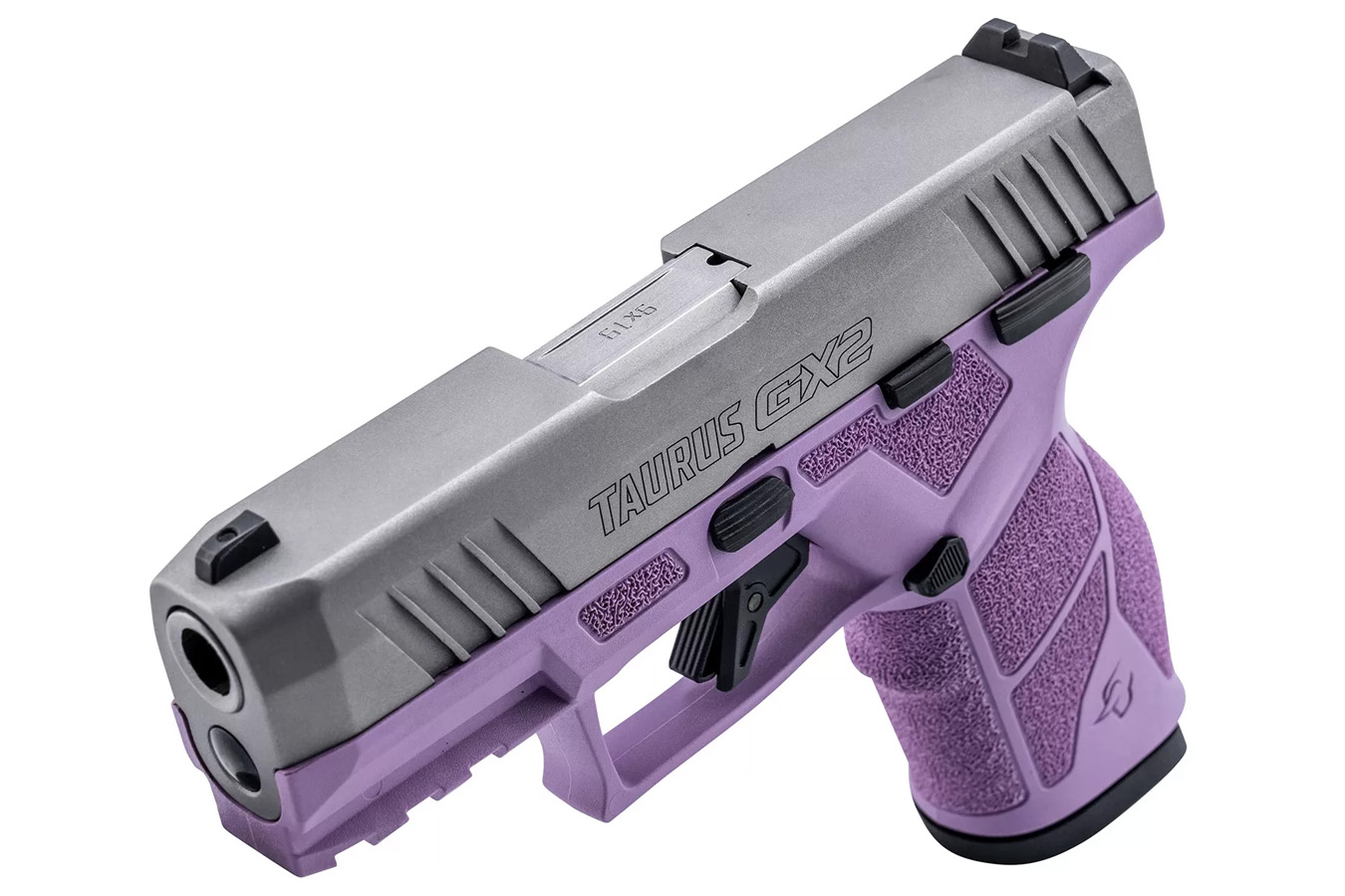 TAURUS GX2 9mm Pistol with Light Purple Frame and Stainless Slide