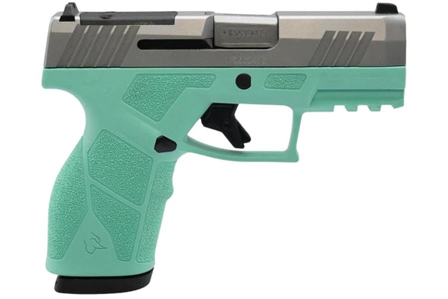 TAURUS GX2 T.O.R.O. 9mm Optic Ready Pistol with Stainless Steel Slide and Cyan Frame