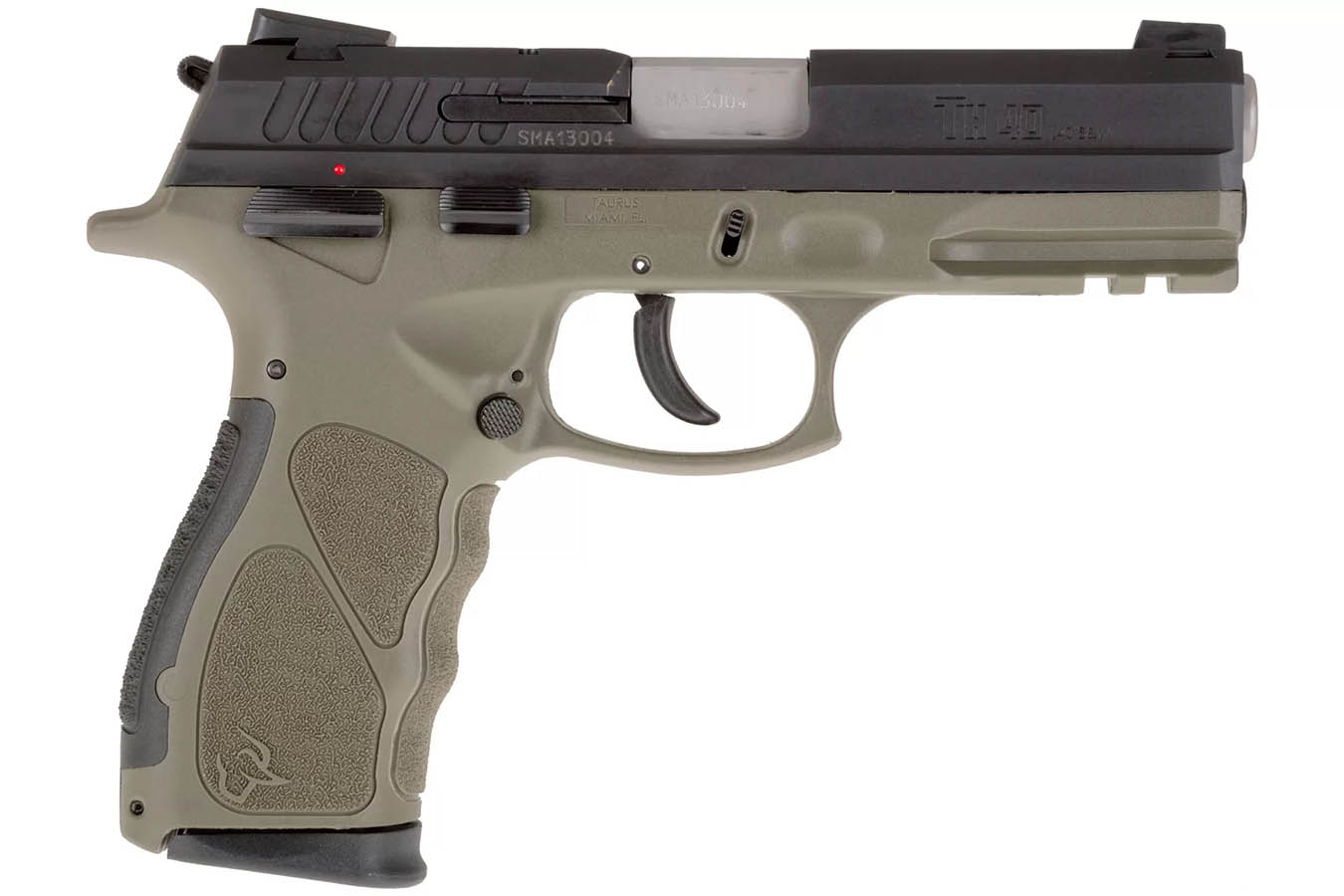 TAURUS TH 40 S&W DA/SA Pistol with OD Green Finish