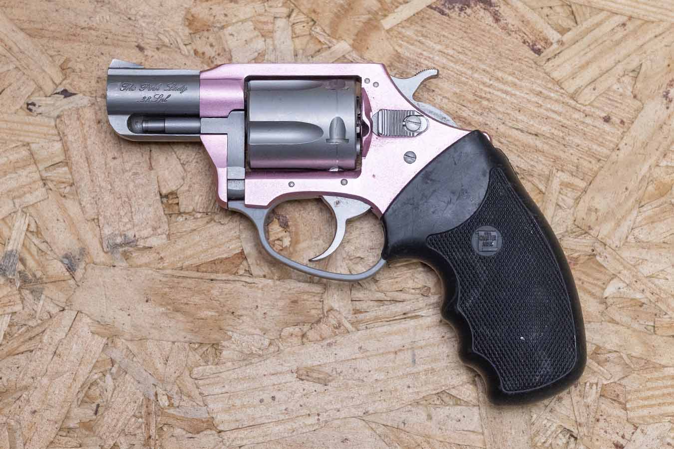 CHARTER ARMS Pink Lady 38 Special Police Trade-In Revolver with Pink Frame