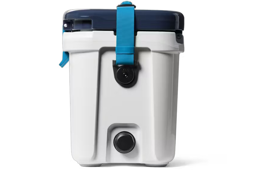 YETI COOLERS Roadie 15 20th Anniversary White and Blue