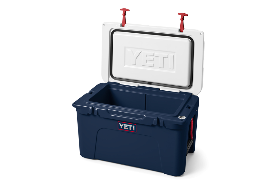 YETI COOLERS Tundra 45 Patriotic Hard Cooler - Rescue Red/ Navy/ White
