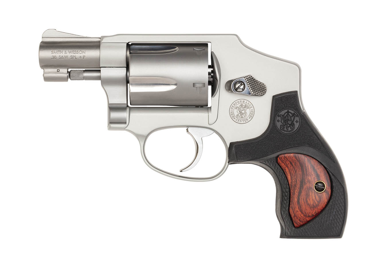 SMITH AND WESSON Model 642 .38 Special Performance Center J-Frame Revolver with Synthetic/Wood Grips