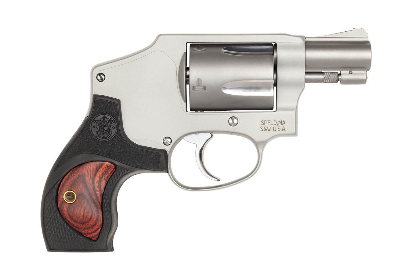 SMITH AND WESSON Model 642 .38 Special Performance Center J-Frame Revolver with Synthetic/Wood Grips