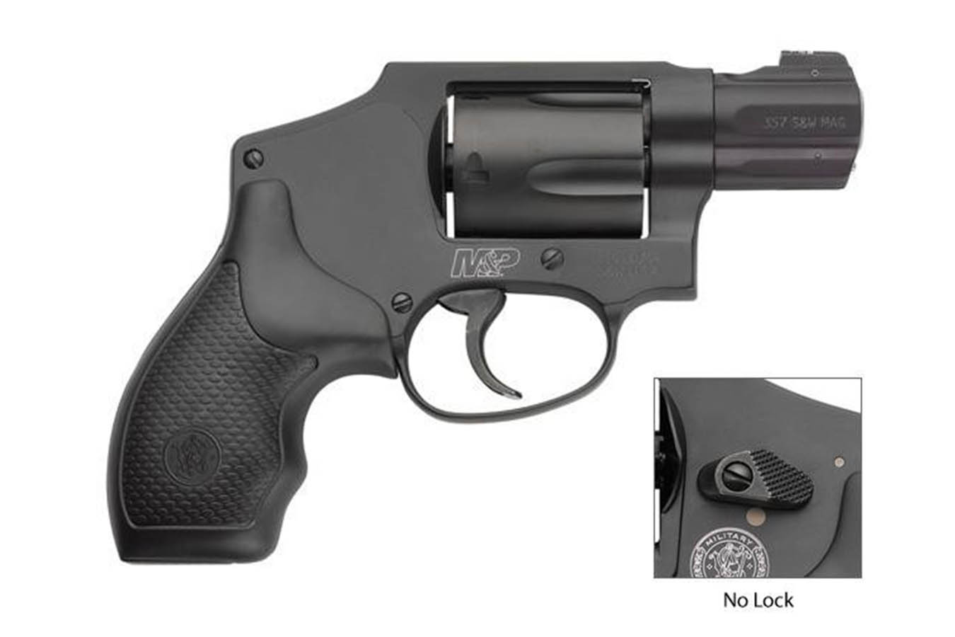 SMITH AND WESSON M&P340 357 Magnum Revolver with Night Sight (No Lock)