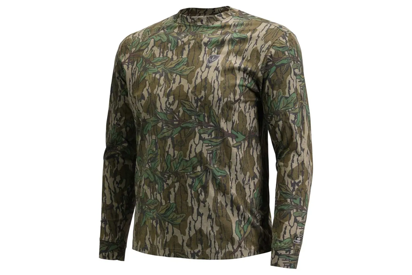 BLOCKER Finisher Fused Cotton Long Sleeve Shirt - Mossy Oak Greenleaf