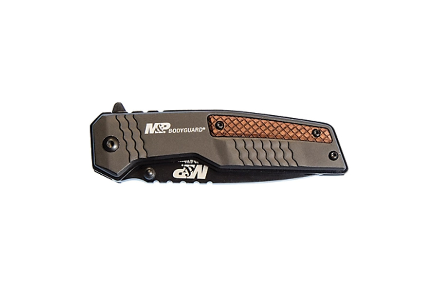 BTI LLC Smith & Wesson M&P Black Tan Serrated Knife