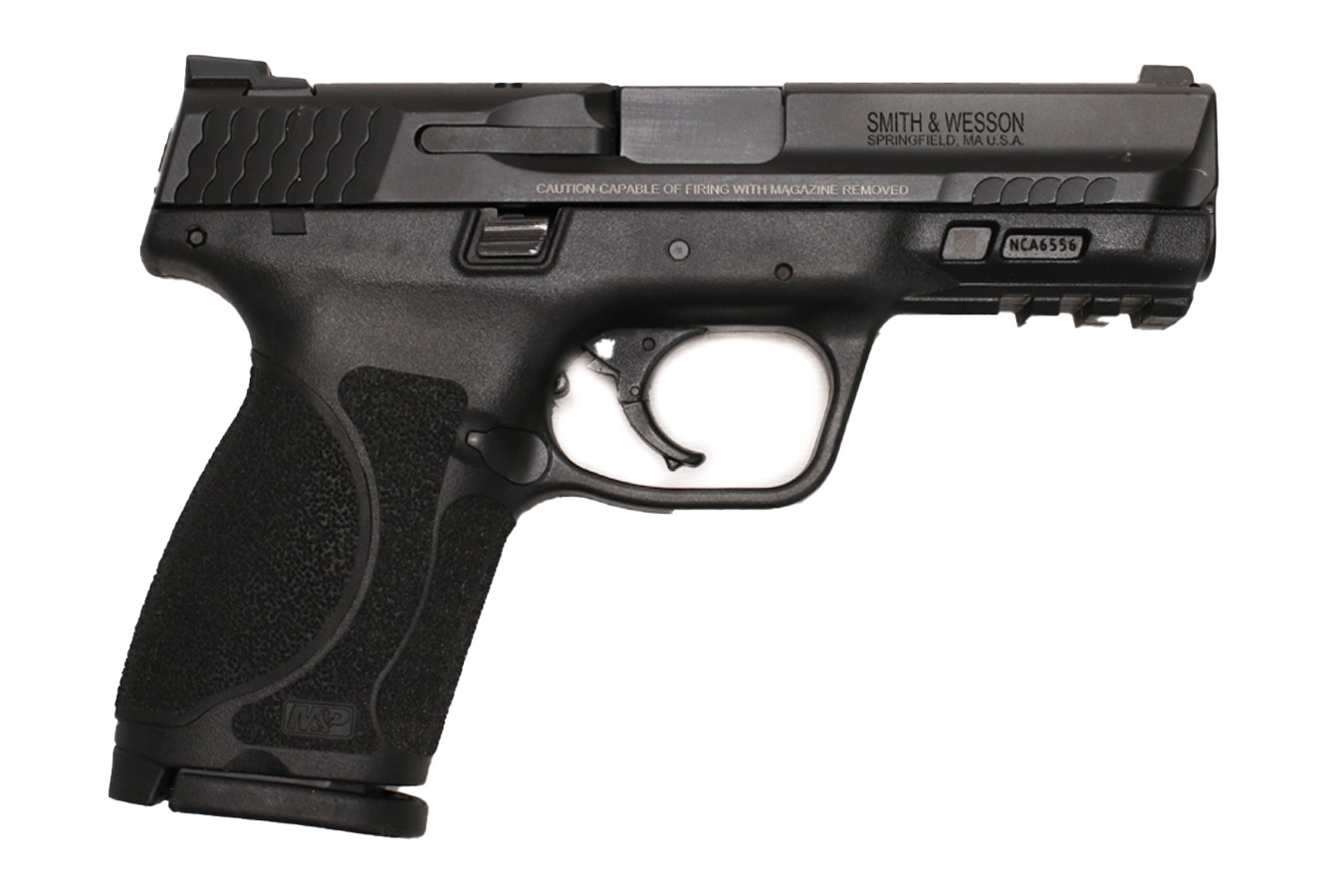 SMITH AND WESSON M&P9 M2.0 9mm Used Law Enforcement Sample Firearm with Night Sights, Three Magazines and Original Box