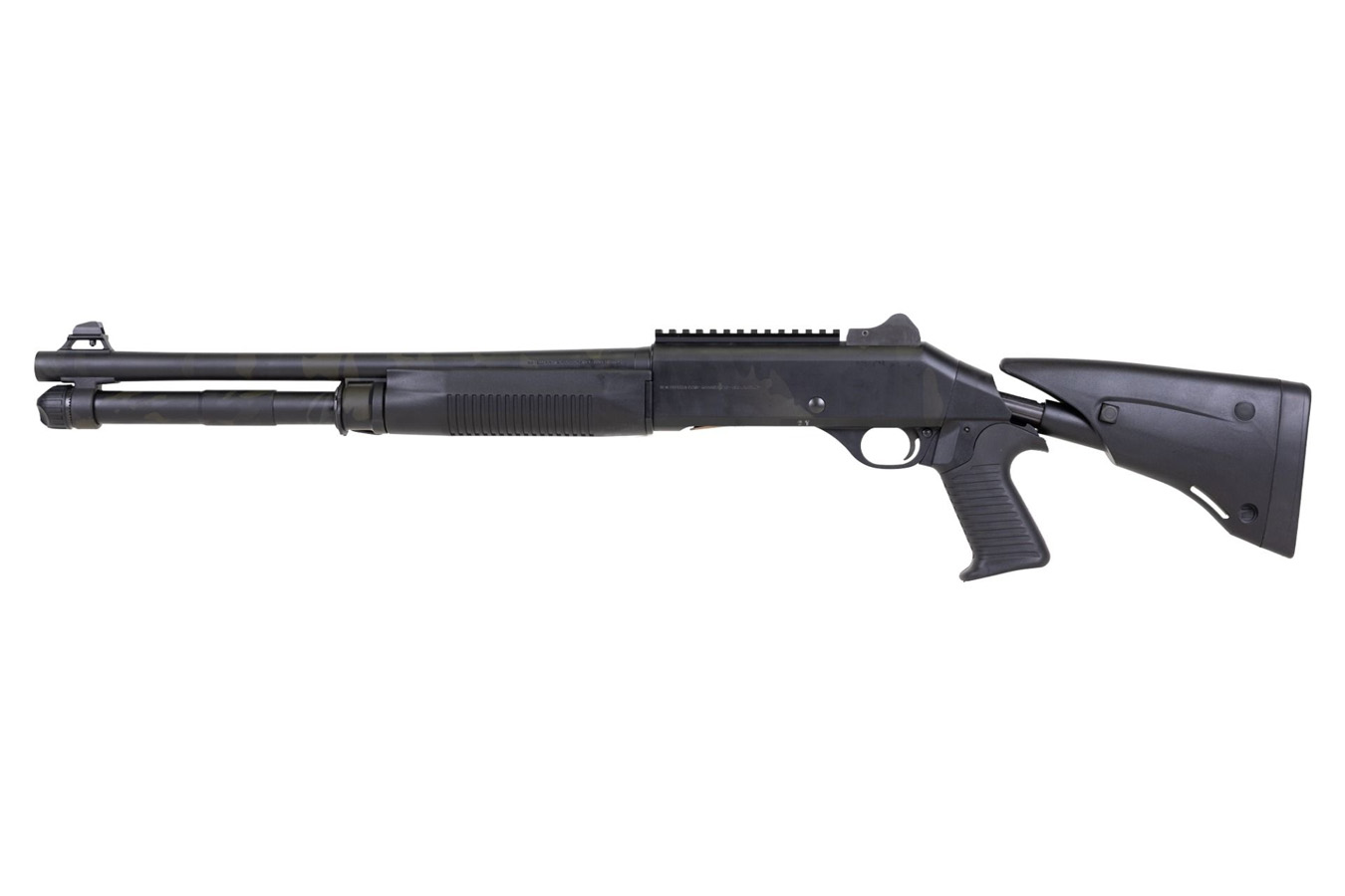 BENELLI M4 EXT Tactical 12 Gauge Semi-Auto Shotgun with Black Synthetic Stock and MultiCam Receiver