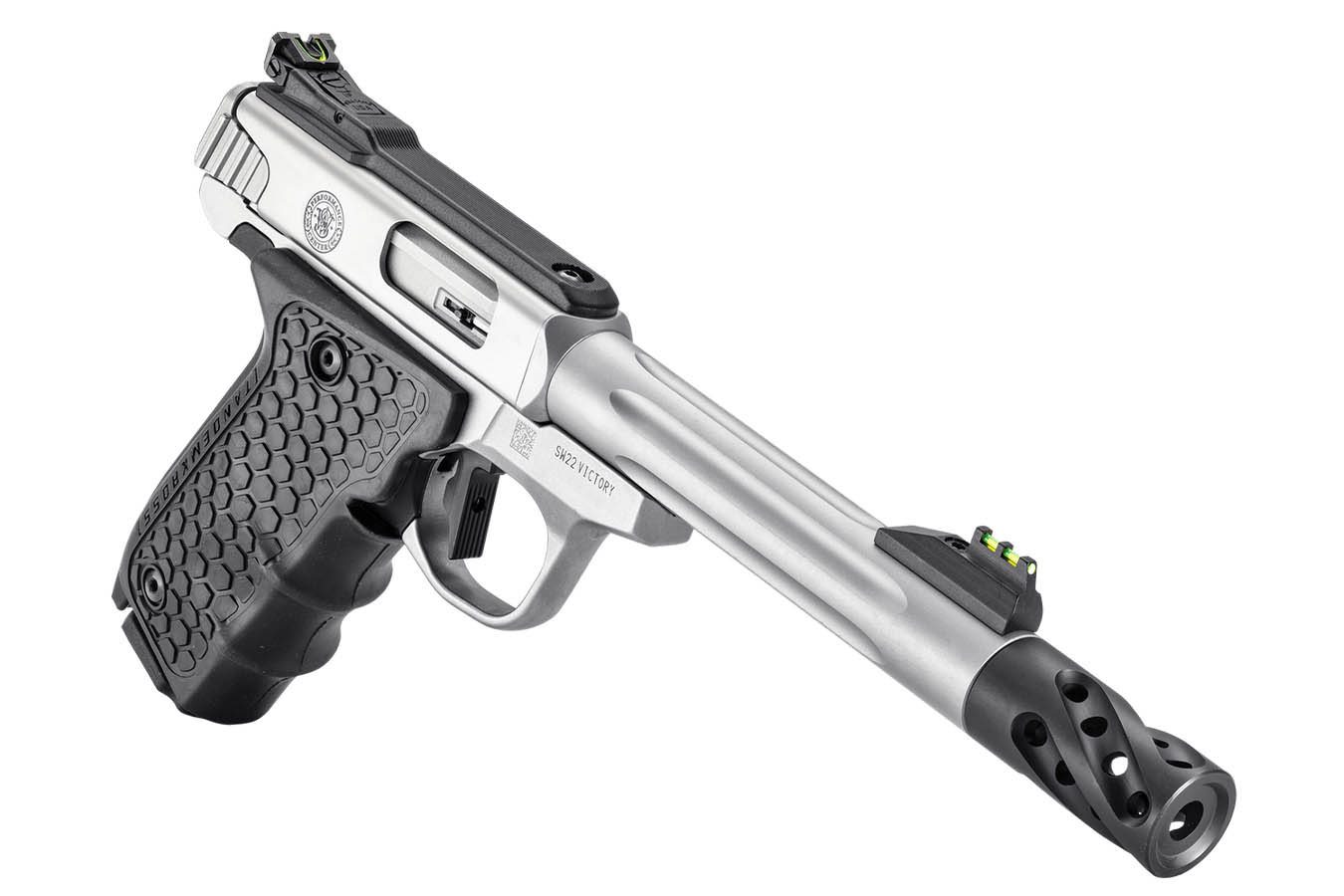 SMITH AND WESSON SW22 Victory 22LR Performance Center Target Model with Fiber Optic Sights