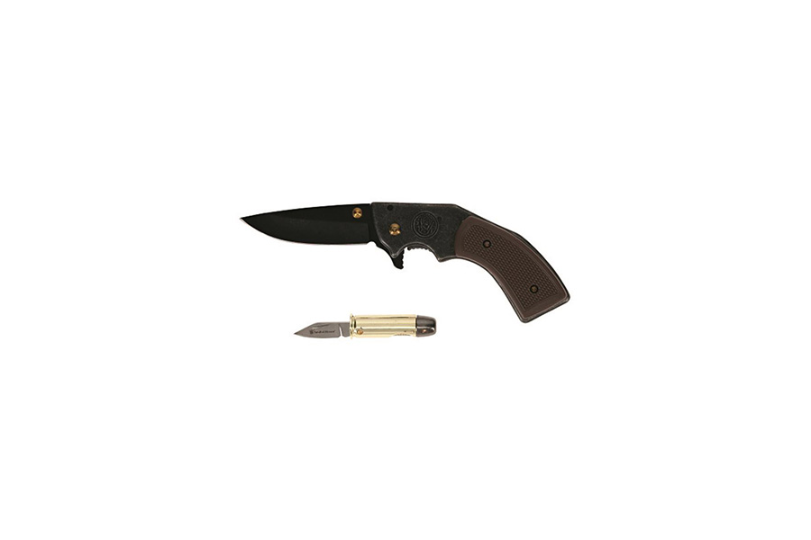 BTI LLC Revolver Knife with Bullet Knife in Gift Tin