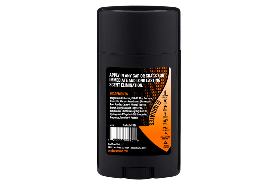 DEAD DOWN WIND Black Premium Solid Natural Deodorant 2.75 oz