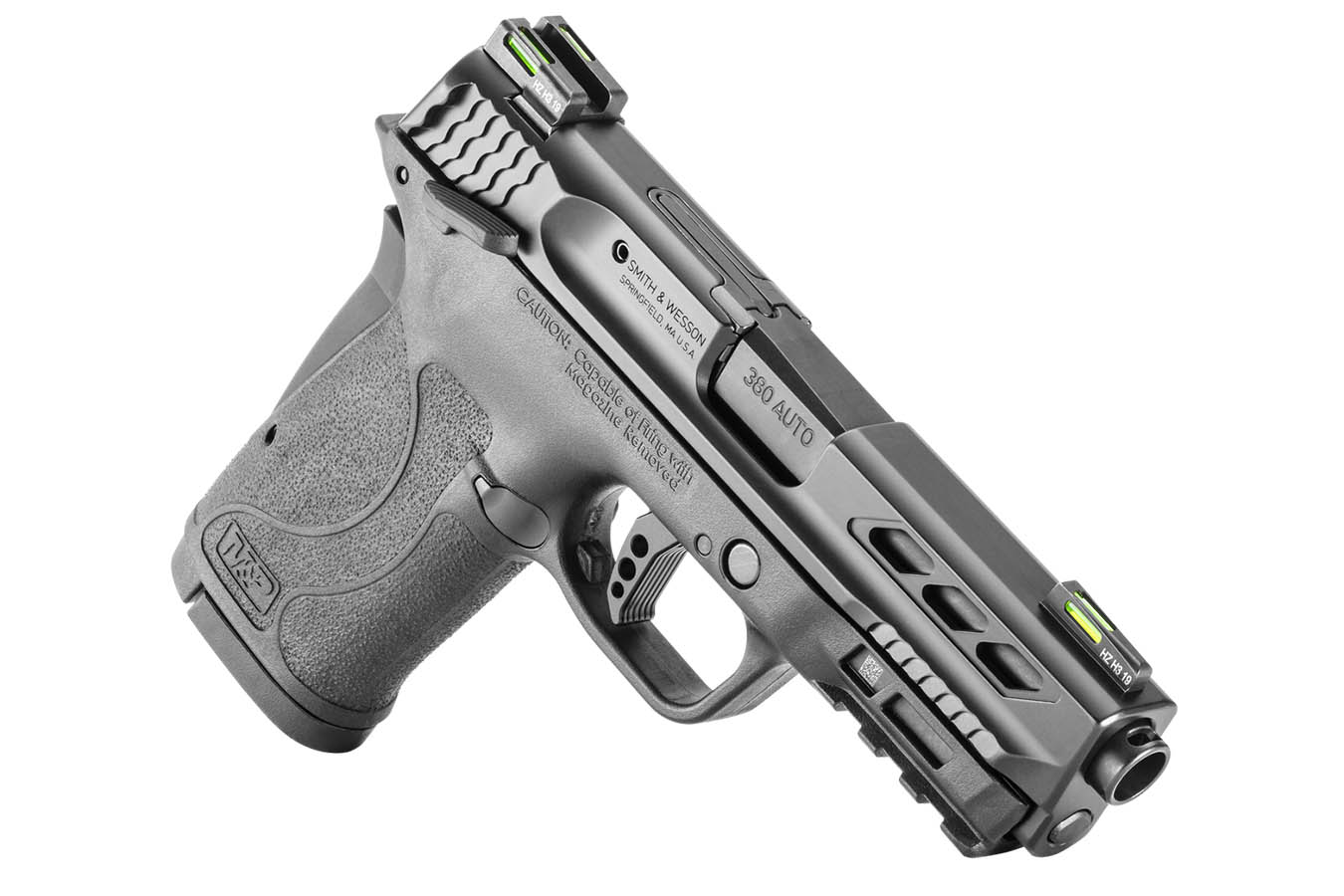 SMITH AND WESSON M&P380 Shield EZ Performance Center 380 ACP Pistol with Black Ported Barrel