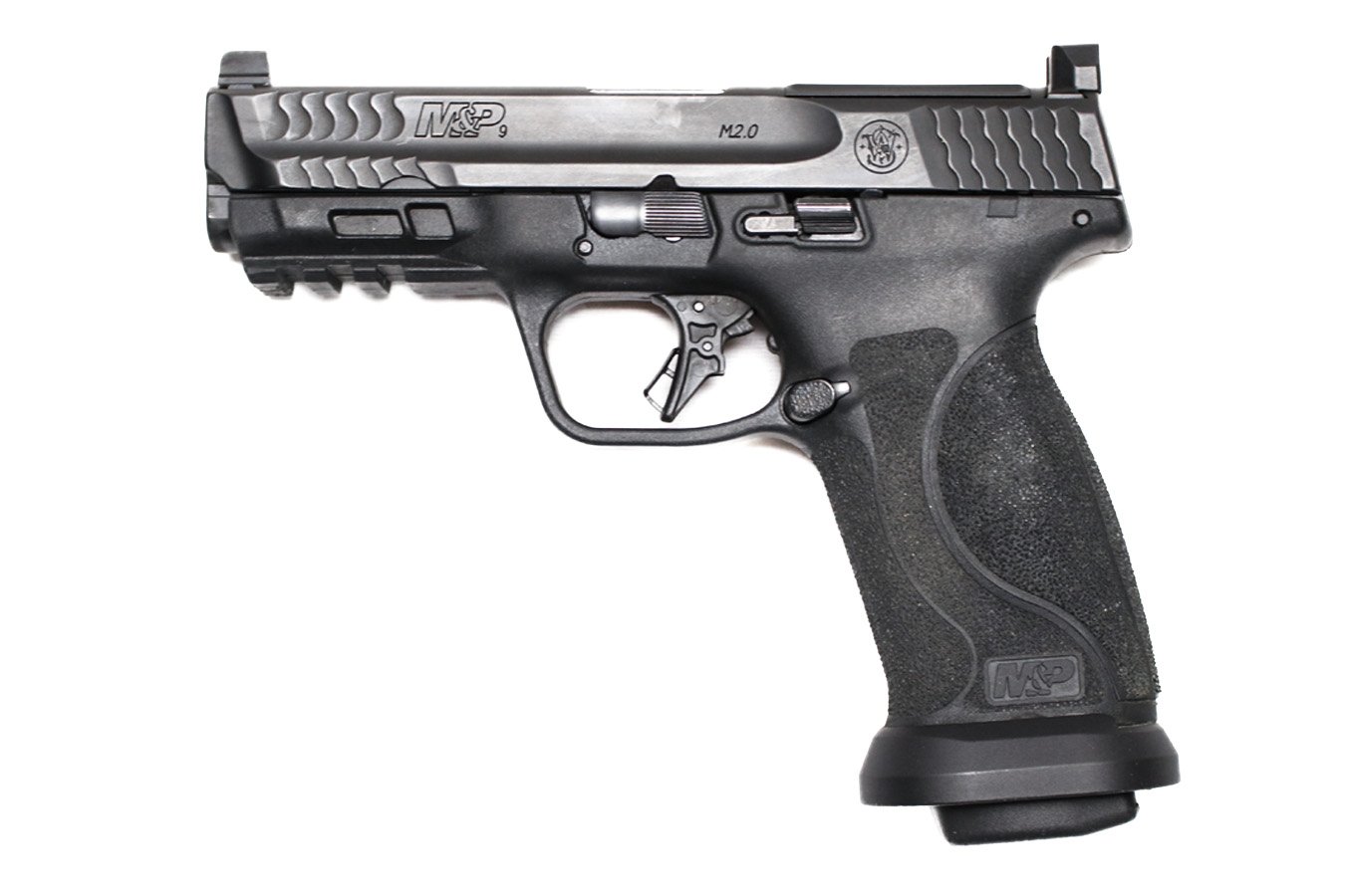 SMITH AND WESSON M&P9 M2.0 9mm Optic Ready Law Enforcement Use Sample Pistol with Aimpoint Acro Optic Cut