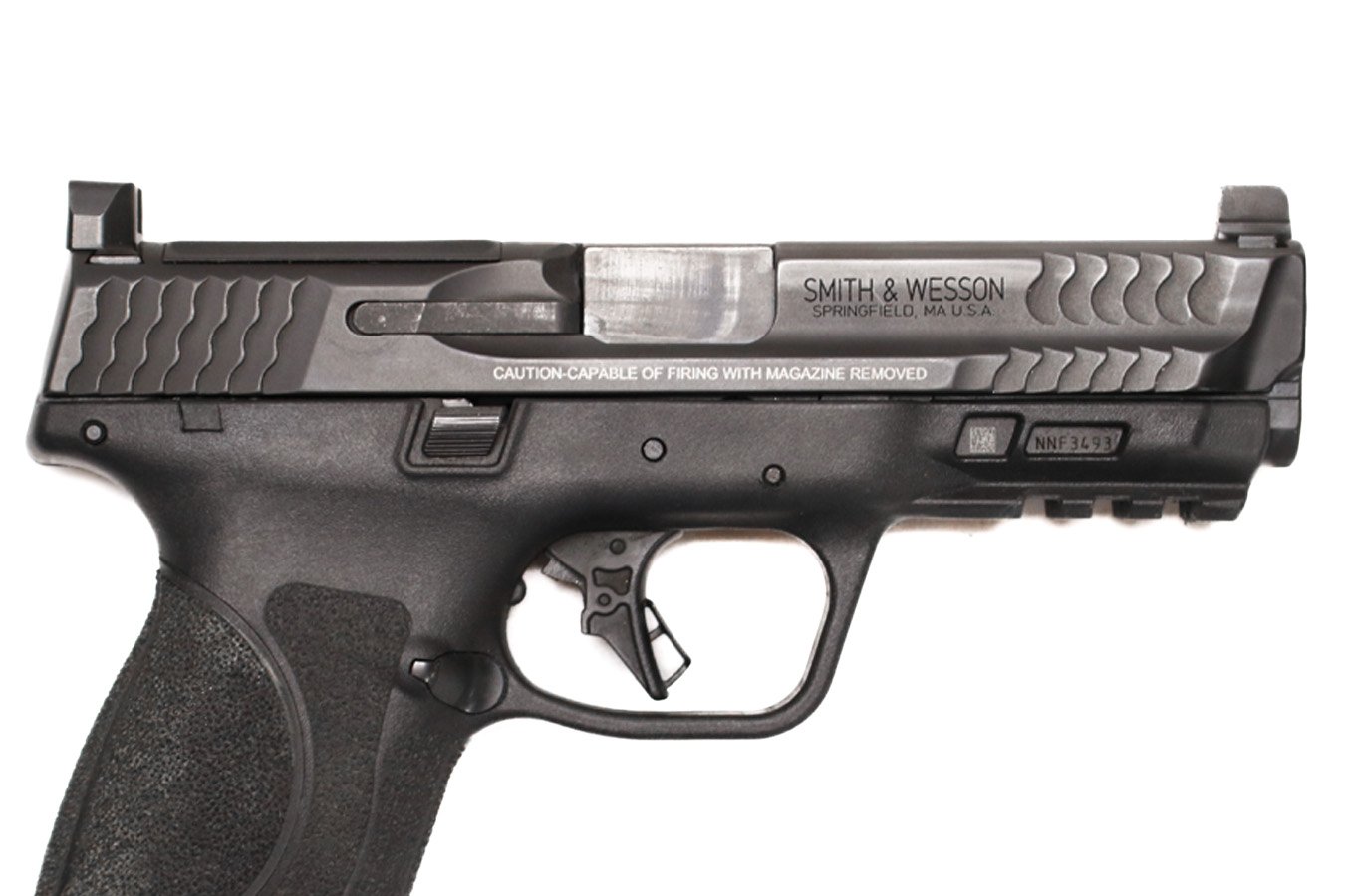 SMITH AND WESSON M&P9 M2.0 9mm Optic Ready Law Enforcement Use Sample Pistol with Aimpoint Acro Optic Cut