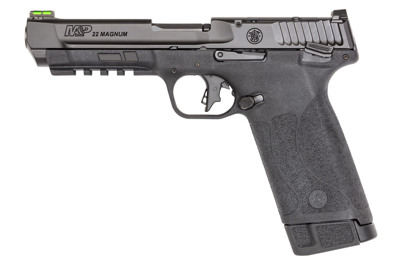 SMITH AND WESSON M&P22 22 Magnum Optic Ready Pistol with Armornite Finish