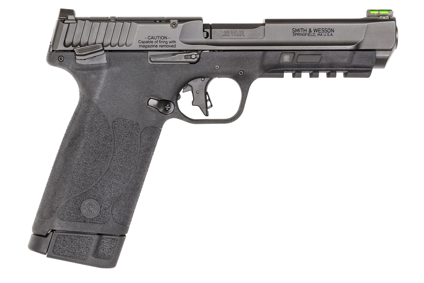 SMITH AND WESSON M&P22 22 Magnum Optic Ready Pistol with Armornite Finish
