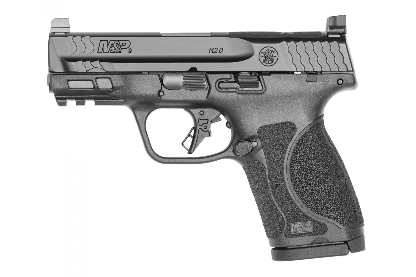 SMITH AND WESSON M&P9 M2.0 9mm Pistol with Threaded Barrel and No Thumb Safety