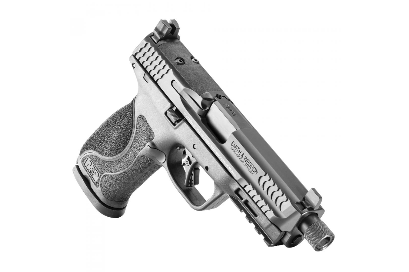 SMITH AND WESSON M&P9 M2.0 9mm Pistol with Threaded Barrel and No Thumb Safety