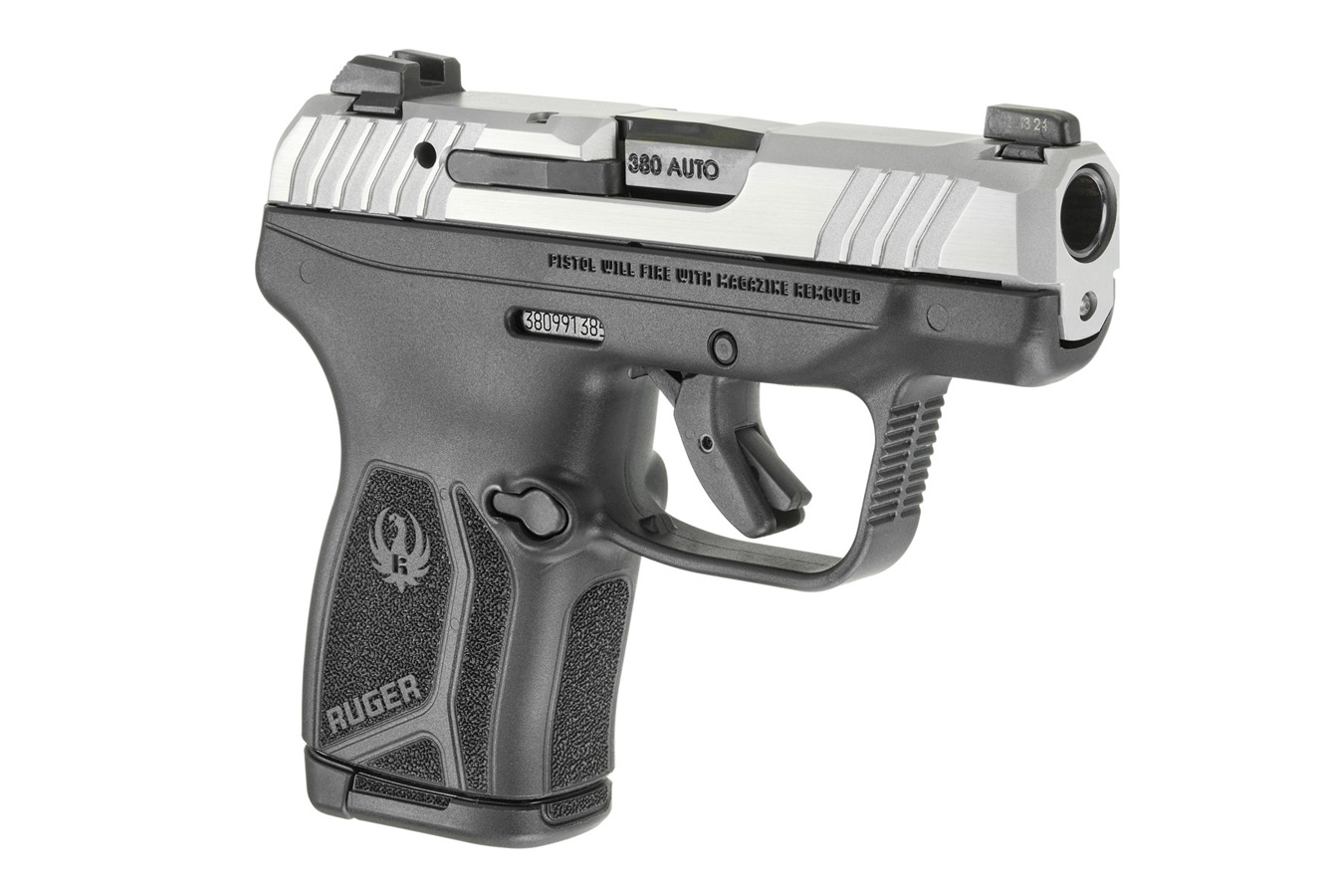 RUGER LCP MAX 380 ACP Pistol with Manual Thumb Safety