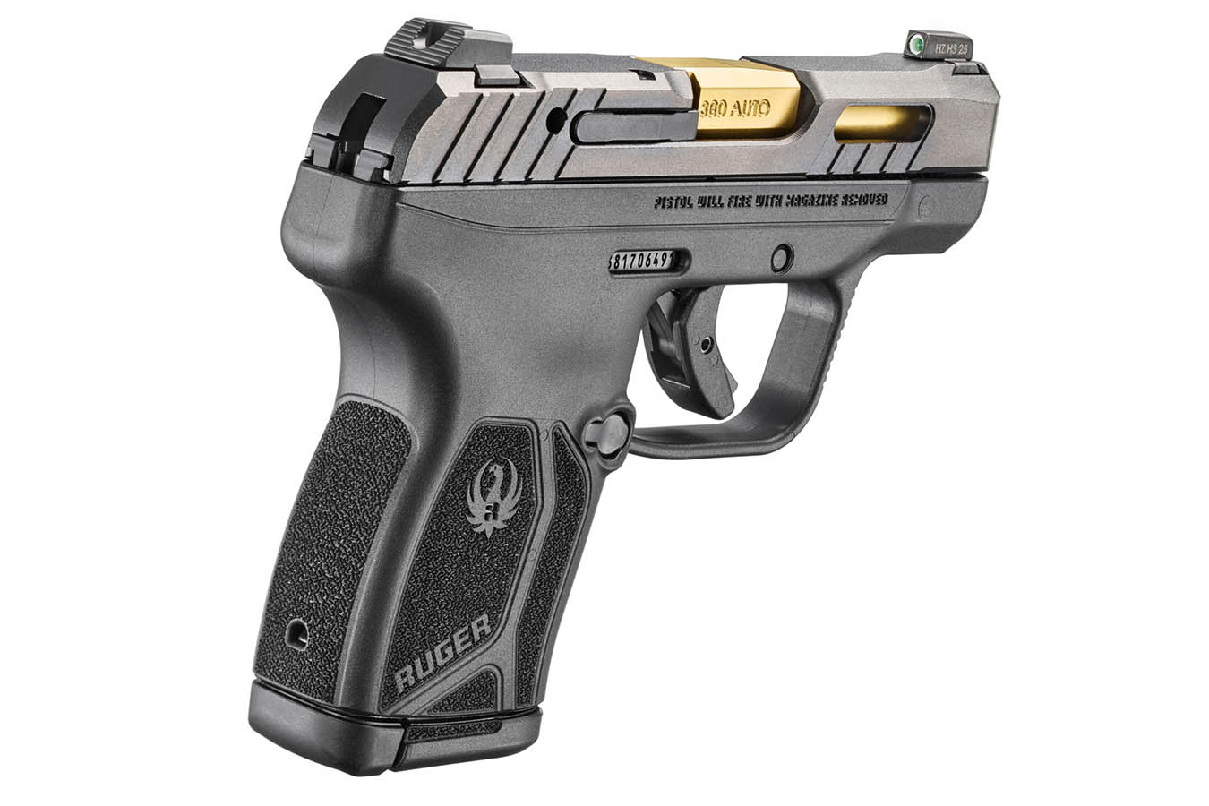 RUGER LCP MAX 380 ACP Semi-Auto Pistol with Titanium Nitride Barrel